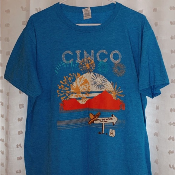 Tops - Cinco de Mayo blue tee from Moes